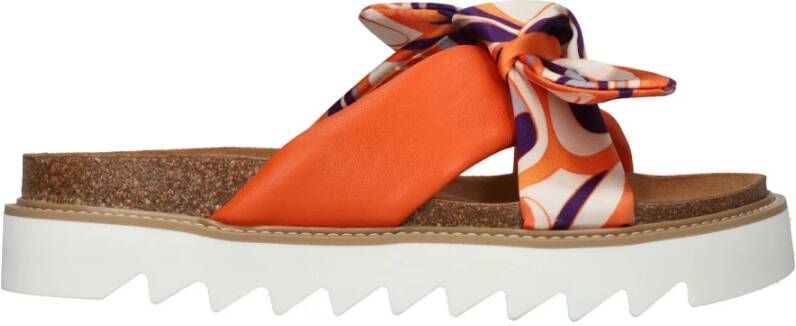 tamaris Sliders Oranje Dames