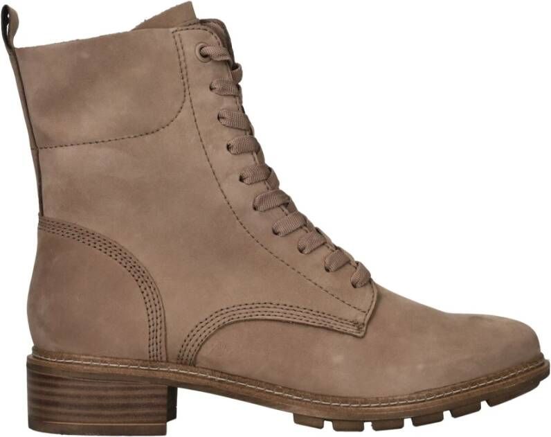 tamaris Stijlvolle dames veterboot Beige Dames