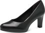 Tamaris Elegante zwarte leren pump met 7 cm hak Black Dames - Thumbnail 36