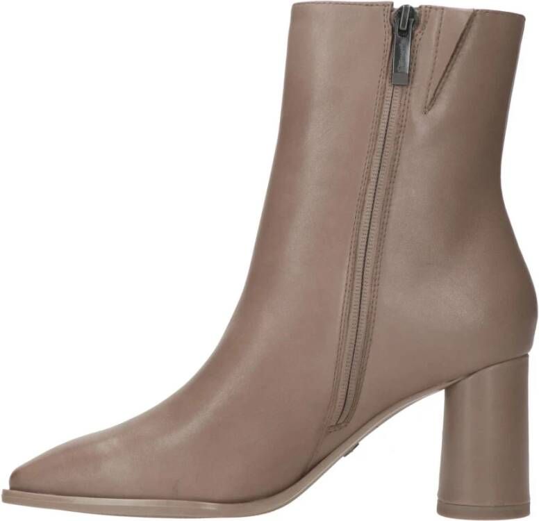 tamaris Stijlvolle Taupe Enkellaarsjes Beige Dames