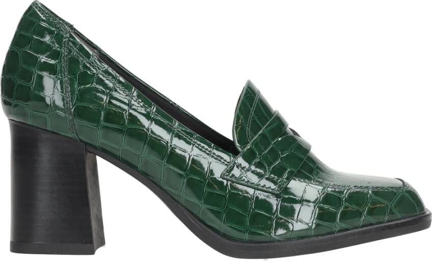 tamaris Trendy dierenprint pump Green Dames