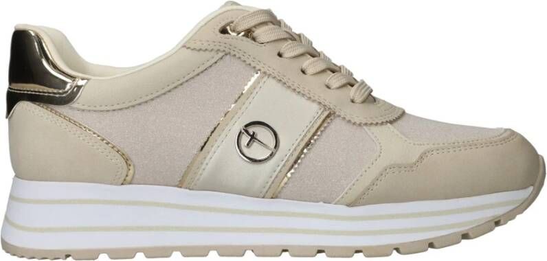 tamaris vegansneaker Beige Dames