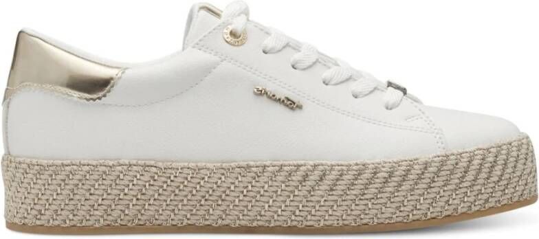 tamaris Witte Gouden Sneakers Vrouwen Volwassen White Dames