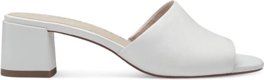 tamaris Witte Open Casual Platte Sandalen White Dames