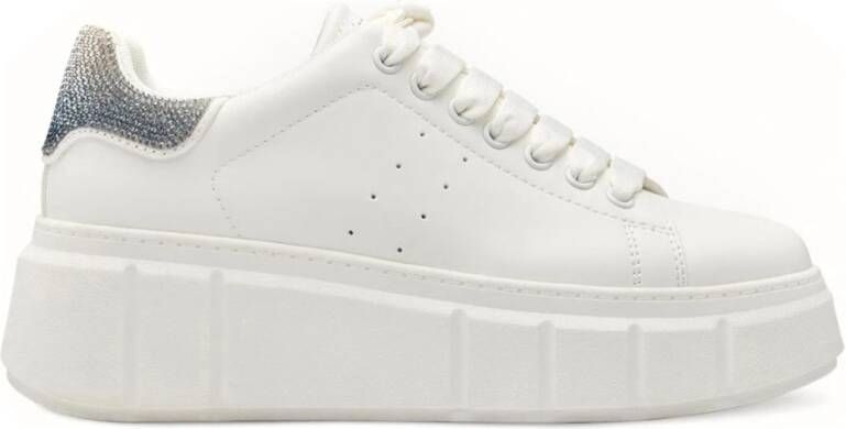 tamaris Witte Zilveren Sneakers voor Vrouwen White Dames