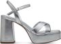 Tamaris Zilveren Platte Sandalen voor Vrouwen Gray Dames - Thumbnail 2