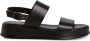 Tamaris Zwarte Casual Open Platte Sandalen Black Dames - Thumbnail 1