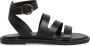 Tamaris Zwarte Casual Open Platte Sandalen Black Dames - Thumbnail 2