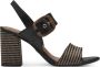 Tamaris Zwarte Casual Open Platte Sandalen Black Dames - Thumbnail 2