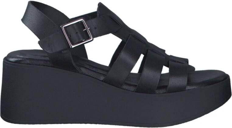 tamaris Zwarte Casual Open Sandalen Black Dames