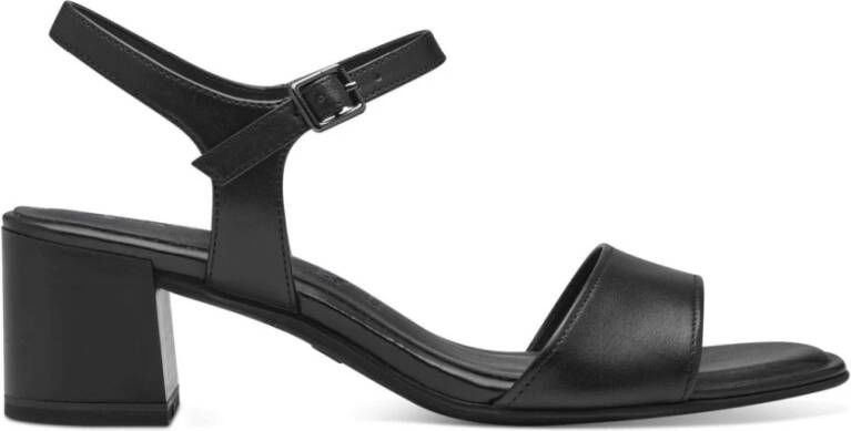 Tamaris Zwarte Casual Open Sandalen Vrouwen Black Dames