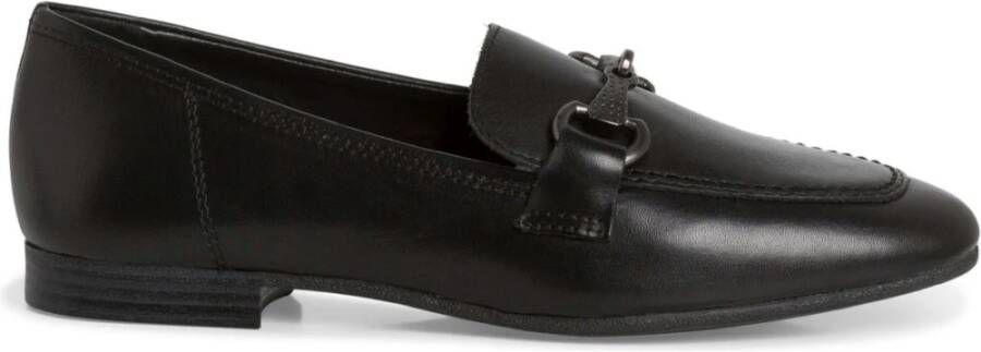 Tamaris Zwarte Gesloten Loafers Black Dames