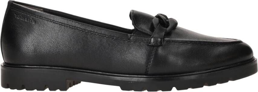 tamaris Zwarte Leren Loafer Must-Have Black Dames