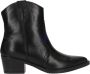 Tamaris Stevige Westernboot van Zwart Leer Black Dames - Thumbnail 2