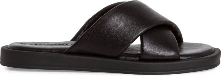 tamaris Zwarte Open Casual Slippers Dames Black Dames