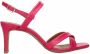 Tango | Ava 6 a bright pink cross sandal covered heel sole - Thumbnail 3