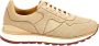 Testoni Gelaserde Nubuk Sneaker met Ortholite Beige Heren - Thumbnail 1