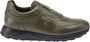 Testoni Urban Slip-On Sneaker met Iconische T-Patch Green Heren - Thumbnail 1