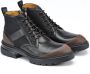 Testoni Urban Trekking Combat Boot Black Heren - Thumbnail 1