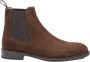 Testoni Venezia Chelsea English Suede Calf Brown Heren - Thumbnail 1