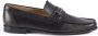 Testoni Zachte Delave Kalf Mocassin Black Heren - Thumbnail 1