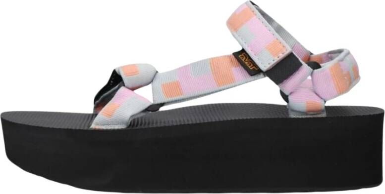 Teva Canvas Plateau Sandalen Multicolor Dames