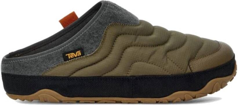 Teva Comfortabele Slip-On Sandaal met Verbeterde Grip Groen Heren