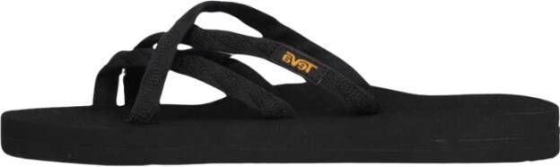 Teva Dames Olowahu Slippers Black Dames