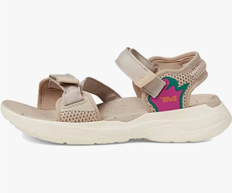 Teva Flat Sandals Beige Dames