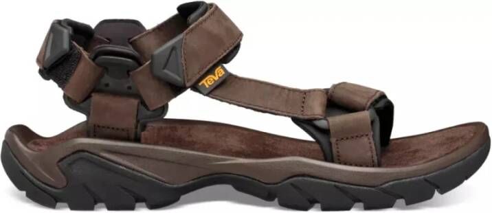 Teva Flat Sandals Brown Heren