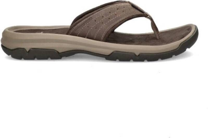 Teva Leren Heren Sandaal met Mesh Voering Brown Heren