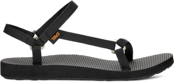 Teva Minimalistische Dagelijkse Sandaal Black Dames