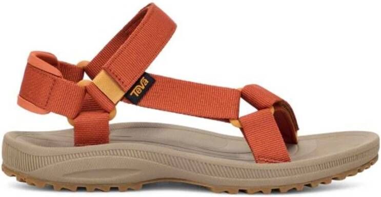 Teva Minimalistische Dagelijkse Sandaal Brown Dames