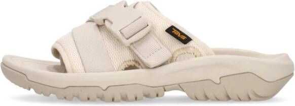 Teva Repreve Polyester Slide Pantoffels Beige Dames