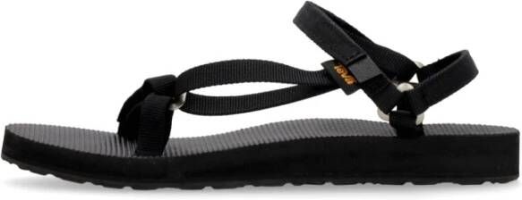 Teva Smalle Zwarte Damessandaal Black Dames