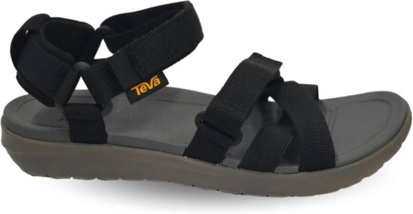 Teva Zwarte sandaal met klittenbandsluiting Black Dames