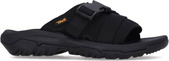 Teva Zwarte Slippers met Snel Droog Structuur Black Dames