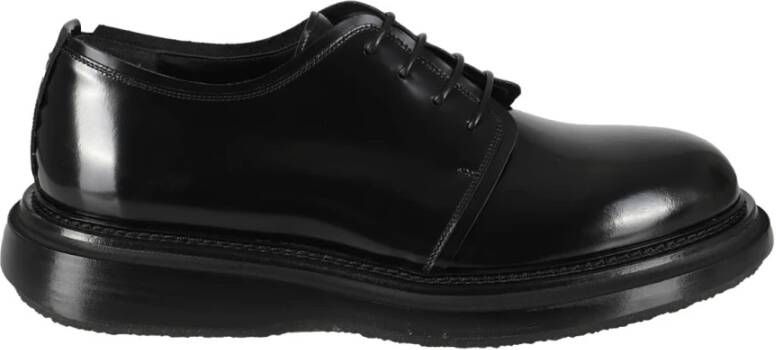 THE Antipode Stijlvolle Derby Schoenen voor Mannen Black Heren