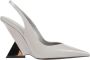 The Attico Elegante Cheope Slingback Hakken Gray Dames - Thumbnail 4