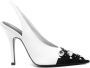 The Attico Fiona Slingback High Heels White Dames - Thumbnail 1