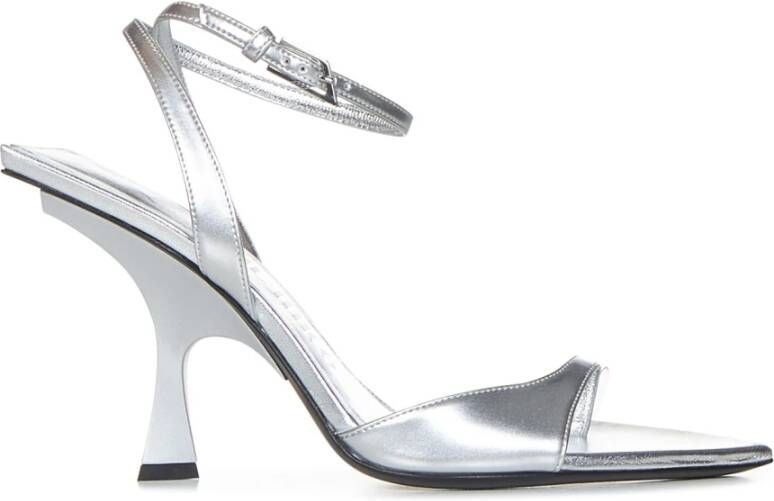 The Attico High Heel Sandals Gray Dames