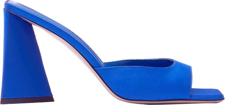 The Attico Mini Devon Mules Blue Dames