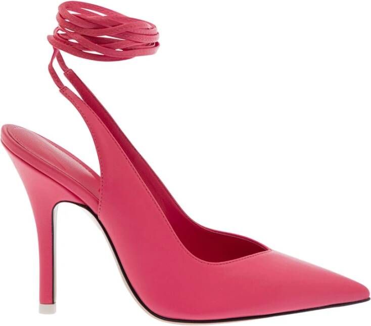 The Attico Roze Stoffen Hak Pumps Pink Dames