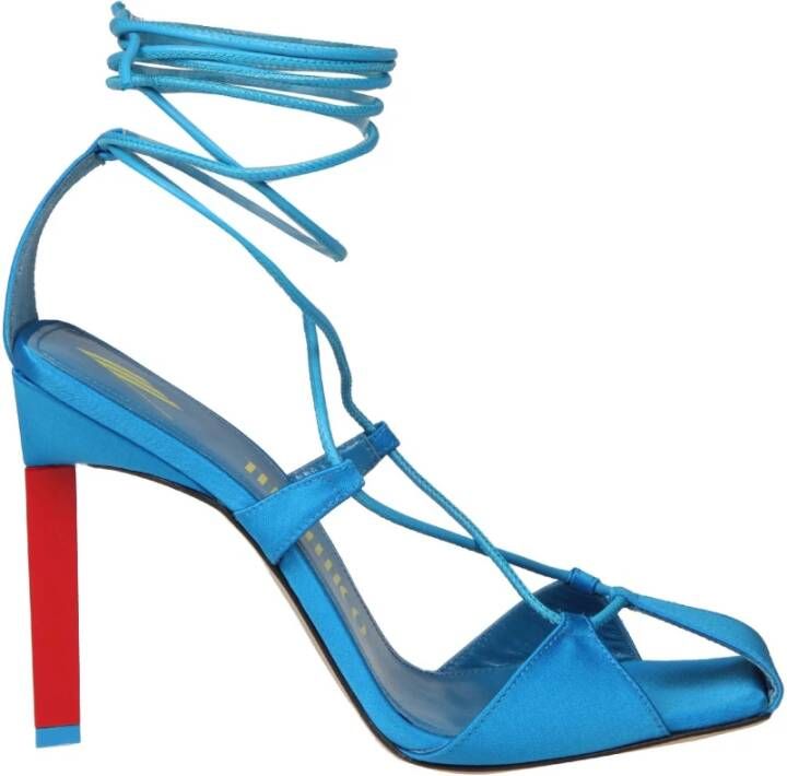 The Attico Sandals Blauw Dames