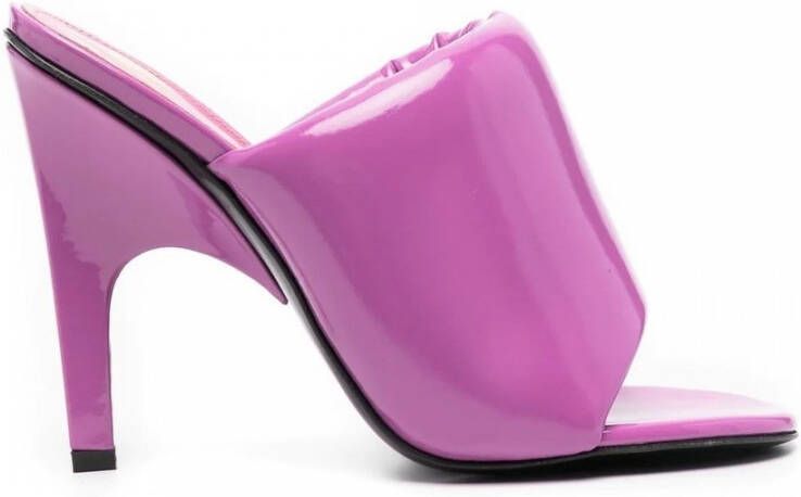 The Attico Heeled Mules Pink Dames