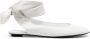 The Attico Witte Leren Ballerina Schoenen White Dames - Thumbnail 1