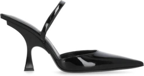 The Attico Ester Slingback Patent Leren Schoenen Black Dames