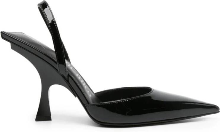 The Attico Ester Slingback Patent Leren Schoenen Black Dames