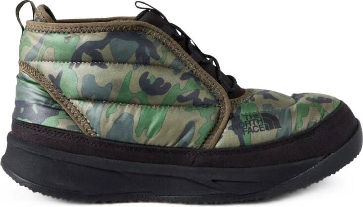 The North Face Chukka Boots Camo Print Rubberen Zool Green Heren