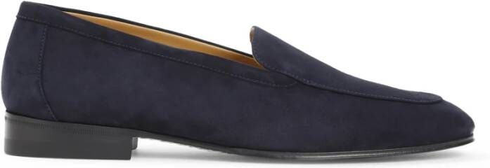 The Row Diepblauwe Sophie Loafer Blue Dames